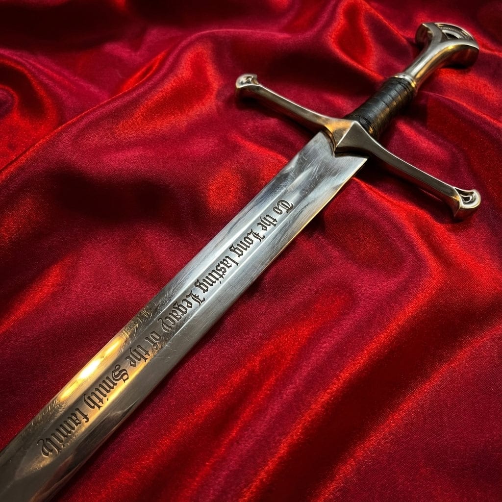 Family Engraved Medieval Sword