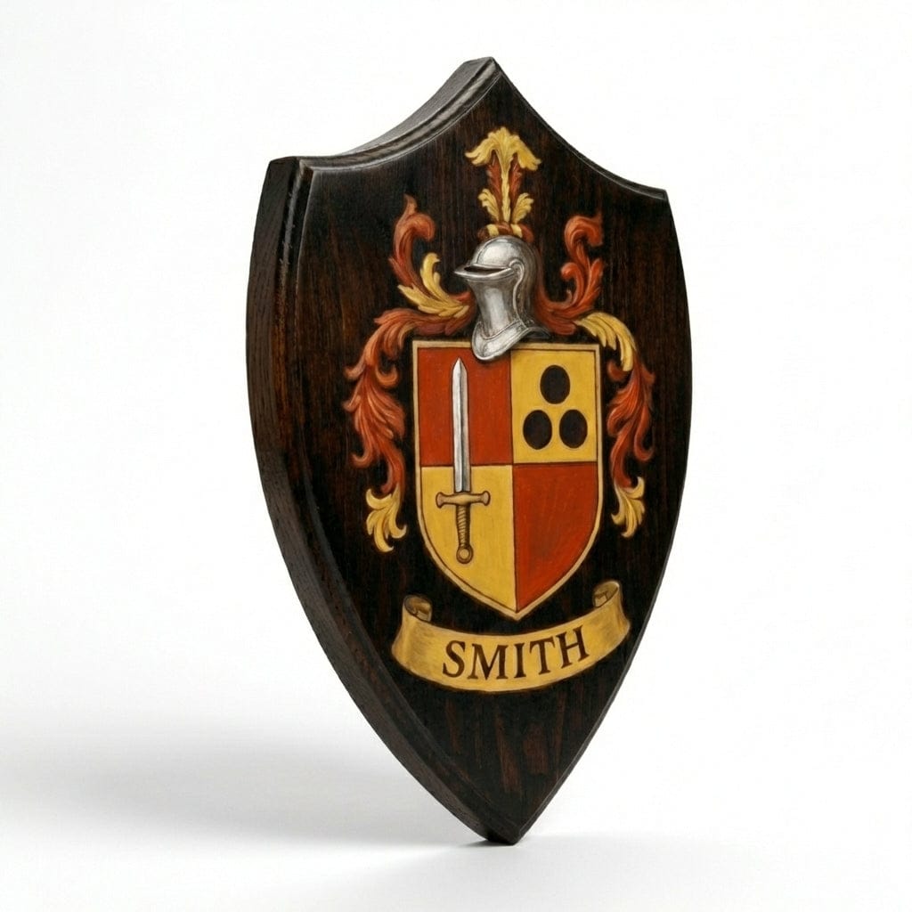 Family Crest Wood Plaque