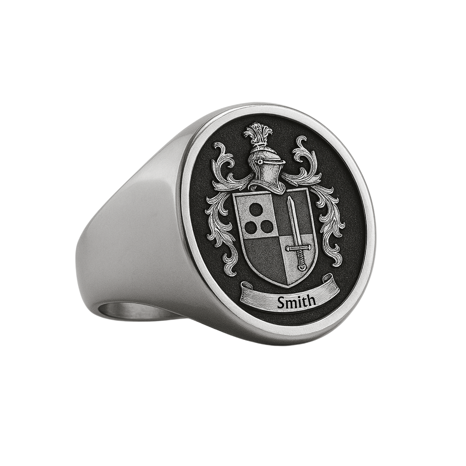 Engraved Family Ring