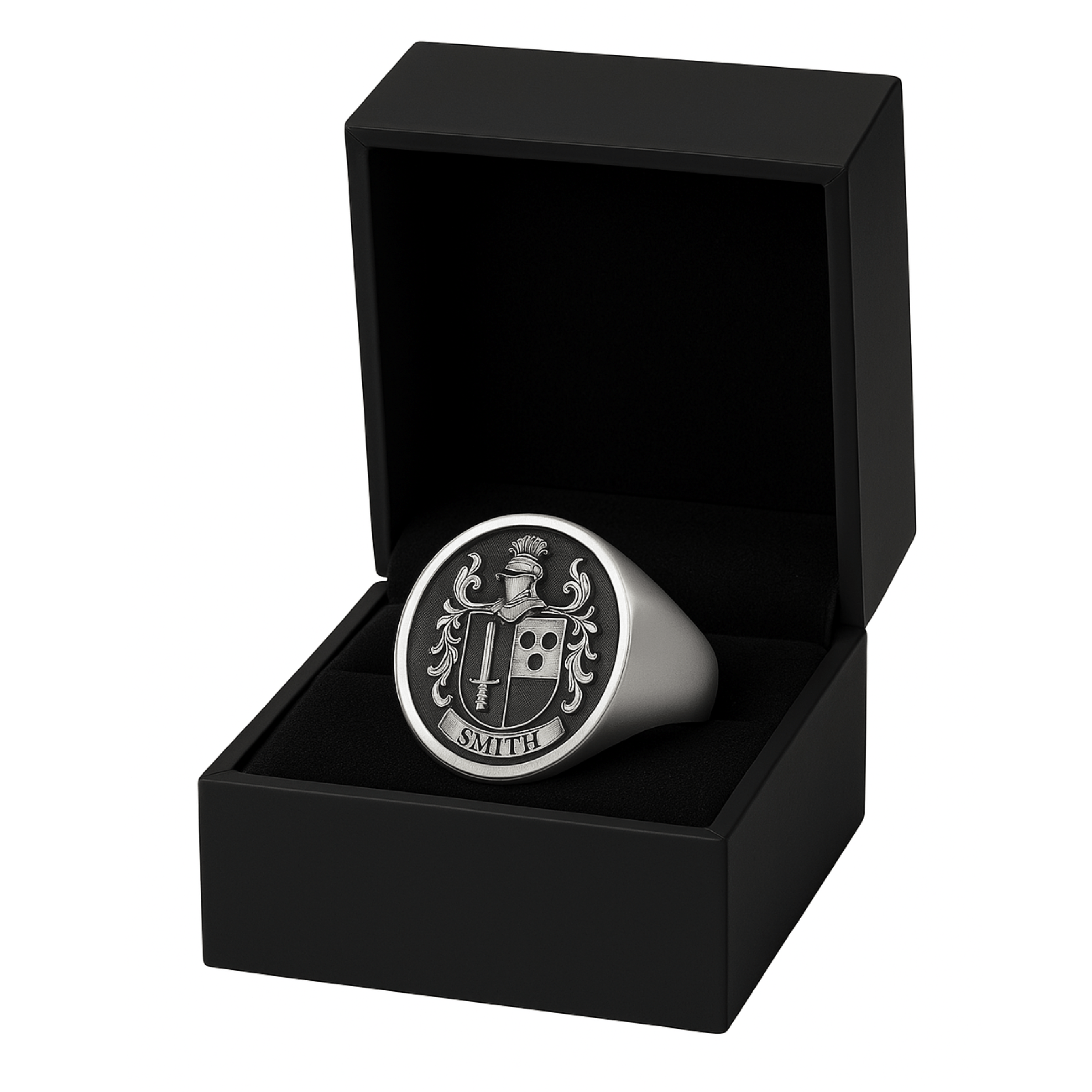 Engraved Family Ring