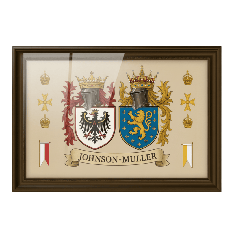 Dual Heraldic Achievements