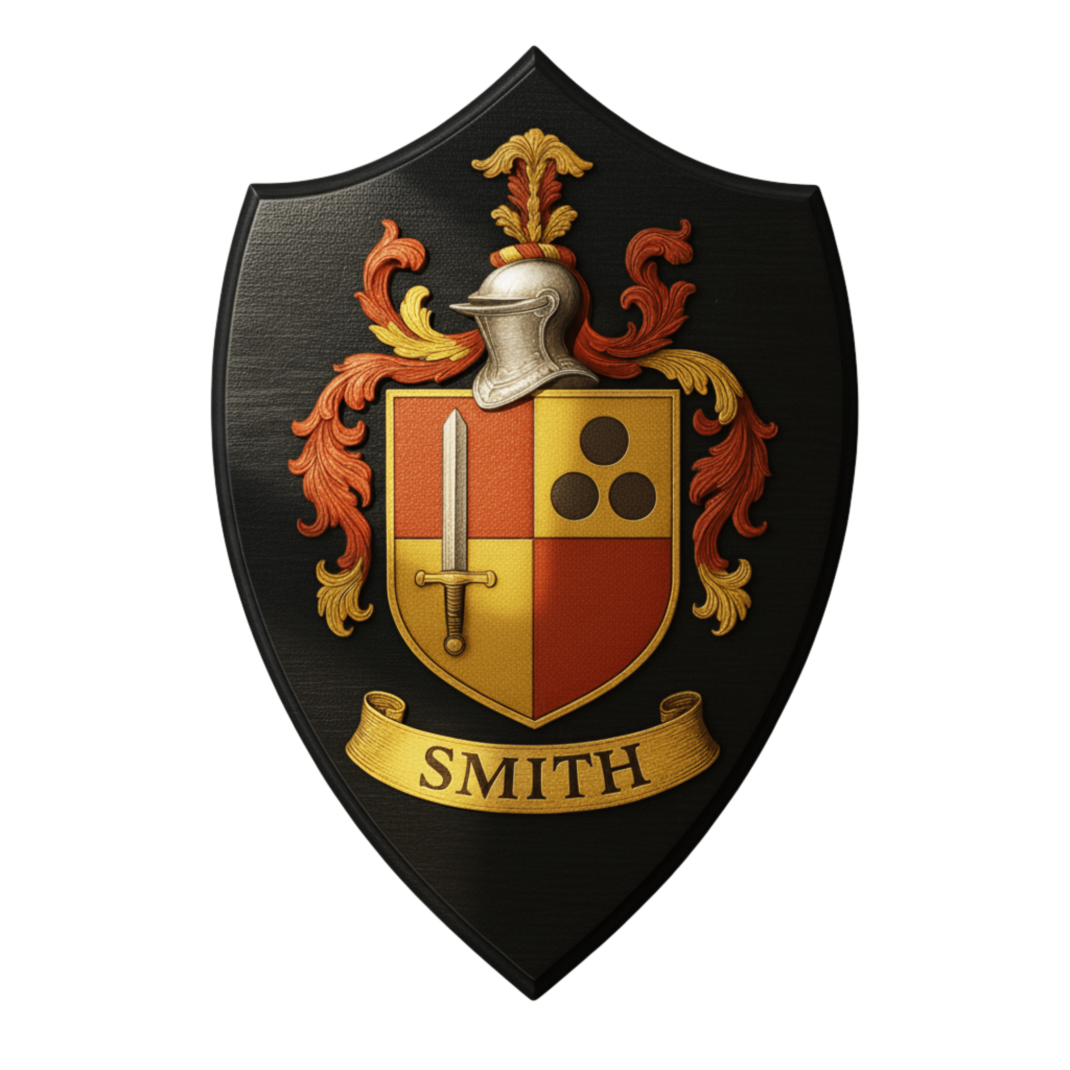 Family Crest Wood Plaque (Limited Edition)