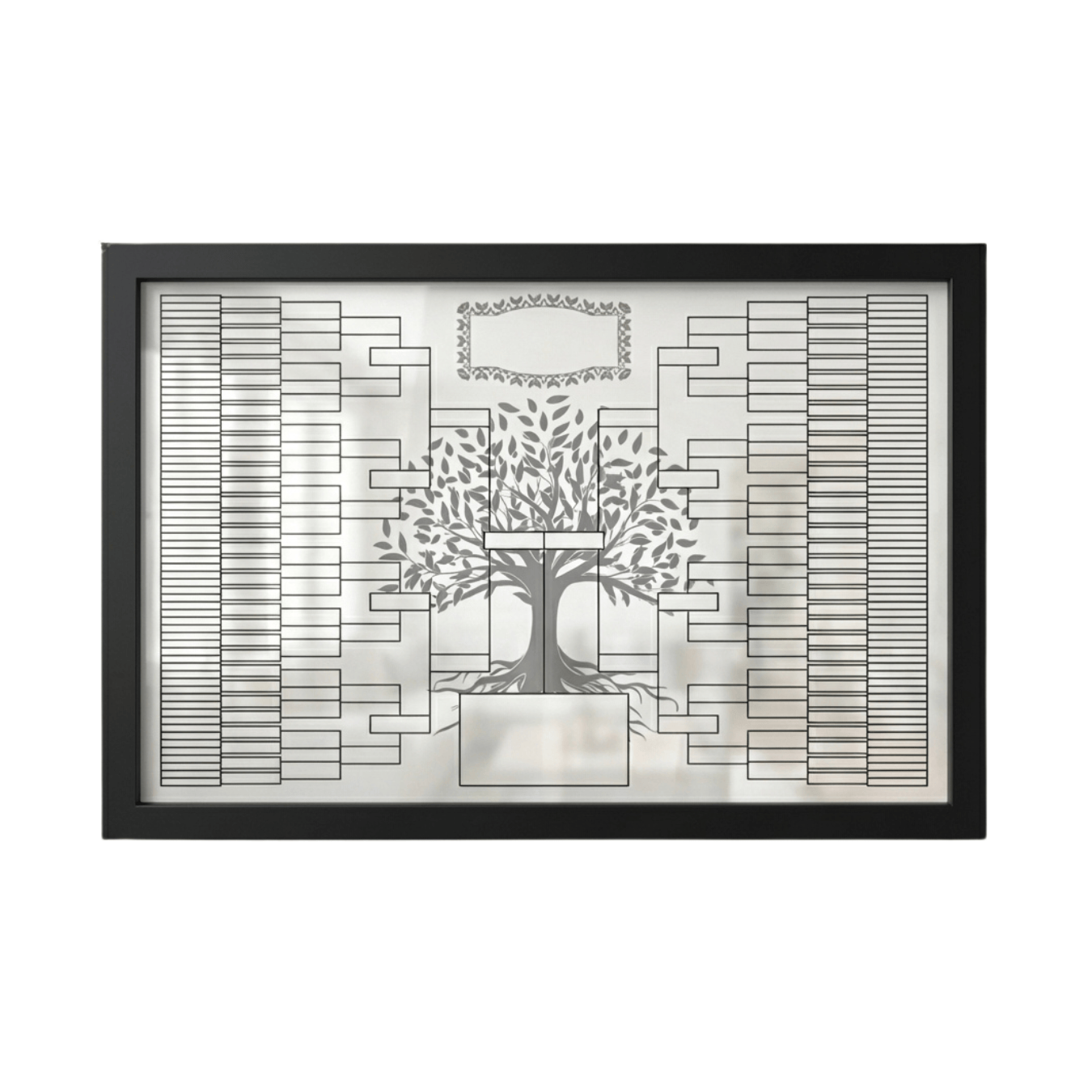 Family Tree Print Chart: 6-Generation