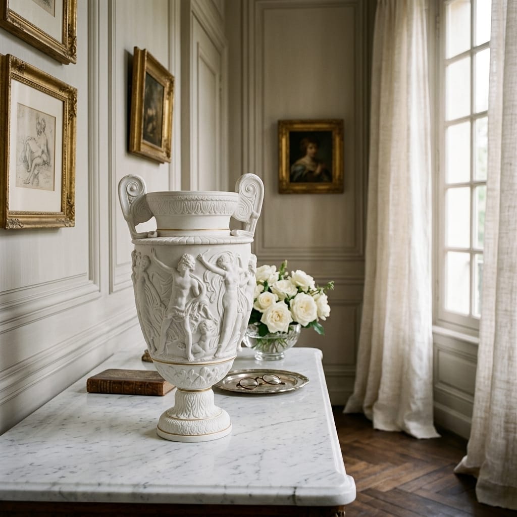 Neoclassical Bacchante Vase
