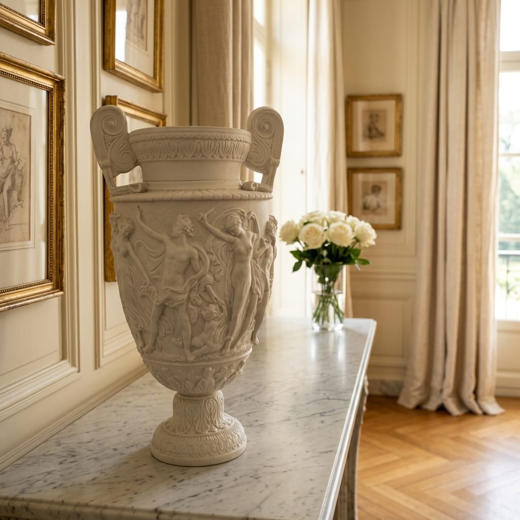 Neoclassical Bacchante Vase