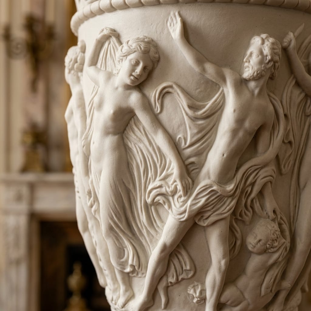 Neoclassical Bacchante Vase