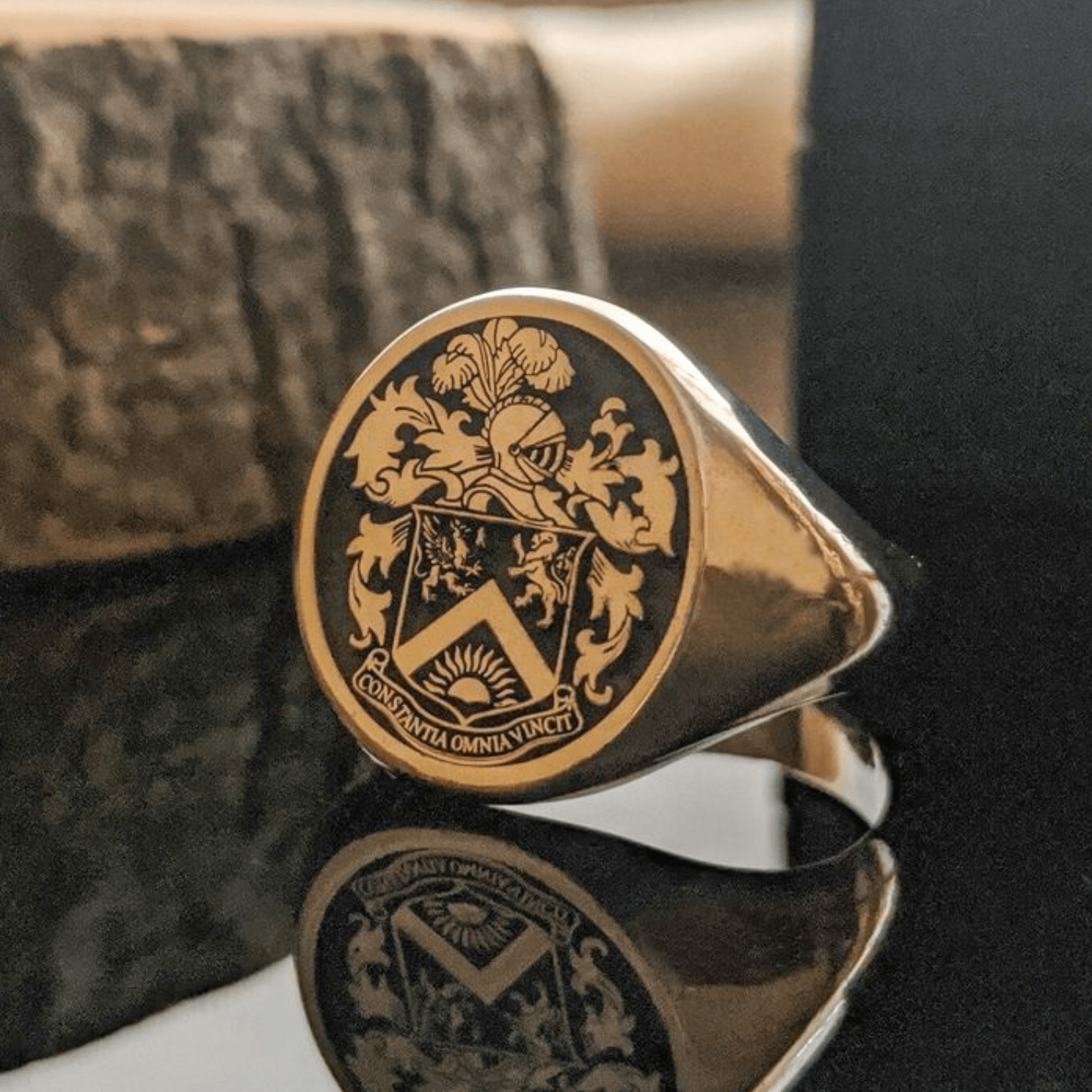 Engraved Family Ring